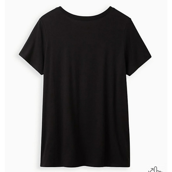 NWT Torrid Billie Eilish Black Crew Neck  Short Sleeve Tee Shirt - Picture 2 of 10